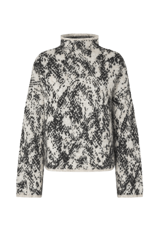 Second Female Sway Knit T-Neck Tröjor Dam Beige S