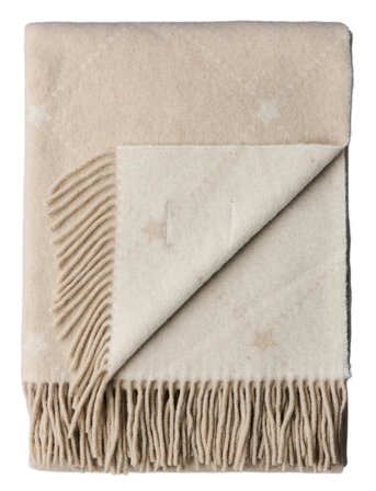 Lexington Home Signature Star Recycled Wool Throw - Beige - 130X170