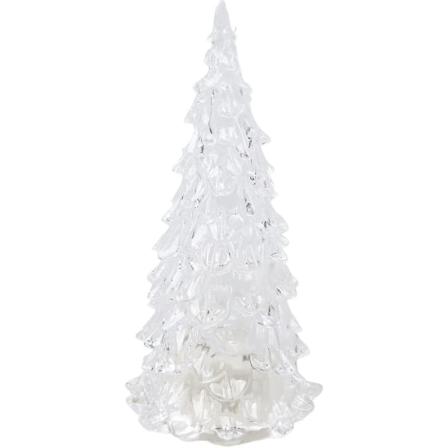 Nyhet Klar Led Blinkende Juletre Bordlampe Dekorasjon (transparent 1 stk)