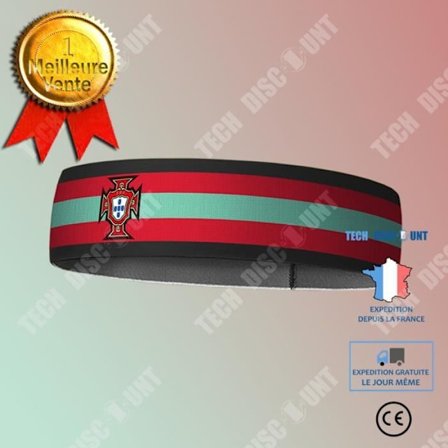 TD Portugal Sport Pannband Fitness Löpmode Tillbehör Europacupen Cheers Periferiutrustning C Ronaldo Portugal Team Nation
