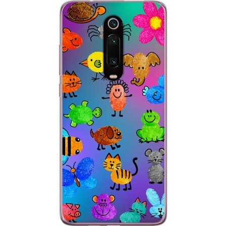 Yhteensopiva Puhelinkuori Xiaomi Mi 9T Pro Little Scribble Friends