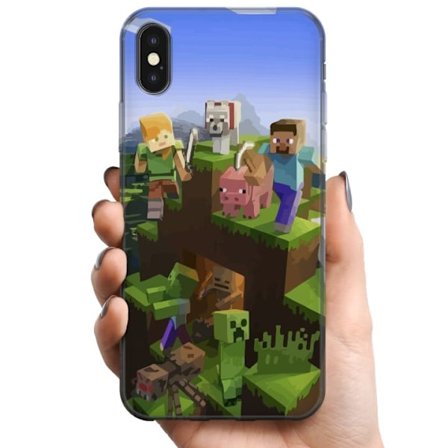 Kompatibelt Mobildeksel til Apple Apple iPhone XS MineCraft