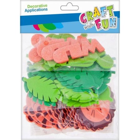 Scrapbooking-spel Craft with fun CF DECORATION DEK EVA JUNGLE FOREST SPRZYL 48ST 12/288