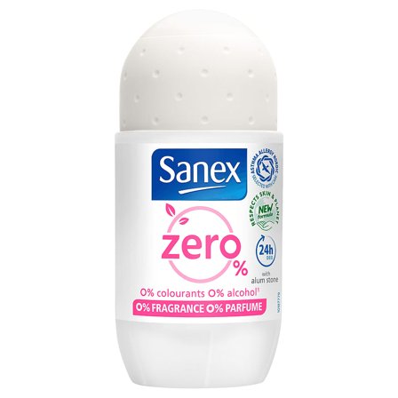 Sanex Zero Sensitive hud Deo Roll-on, Parfumer & Dufte, Deodorant, Til Hende