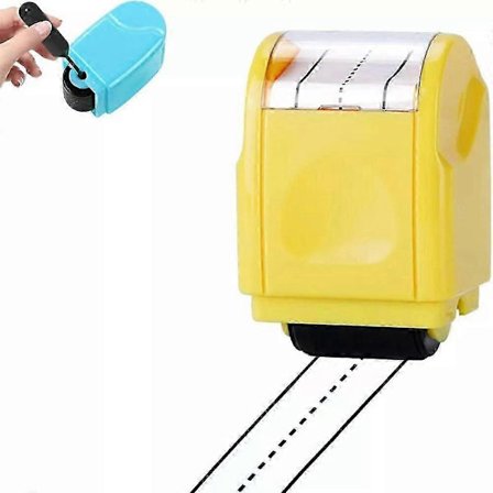 Racerbane Stempelrulle, Bilbane Stempelrulle, Punkterede Håndskriftslinjer Øvelse