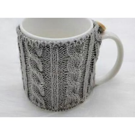 2 st Tröjmugg Återanvändbar Varm Mugg Ärm Koppar Ärmar För Kalla Drycker Stickad Ärm För Glas Koppar Ärmar För Varma Drycker