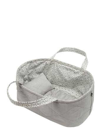 Doll Basket, Small, Grey Quilted Toys Dolls & Accessories Dolls Accessories Harmaa Smallstuff