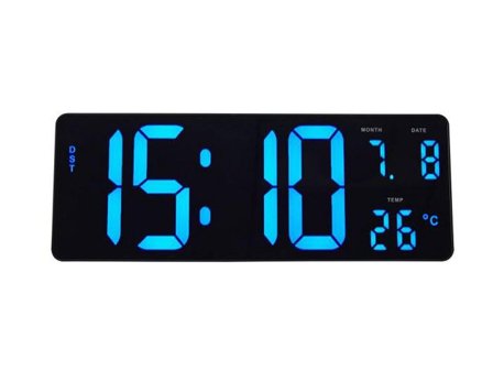 ALBA Väggur 38cm blå/svart - Lyreco - Kontorsmöbler och inredning - Väggur - Väggur