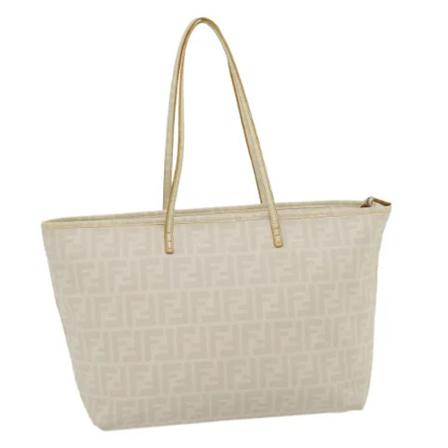 Fendi Vintage Pre-owned Taske Hvid, Dame Vintage Tasker, Størrelse: ONE Size