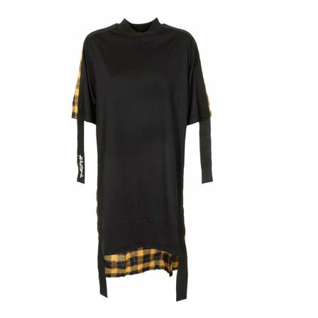 Palm Angels T-Shirt Dress , Zwart , Dames , Maat: S