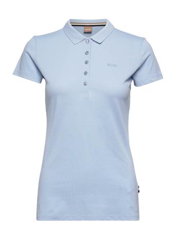 C_Epola T-Shirts & Tops Polos Blå BOSS
