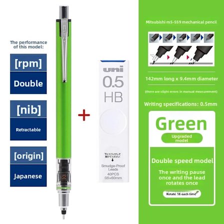Ny Uni Kuru Toga Advance M5-559 Stiftpenna Limited Edition Japansk Illustrationsstil M3 M7 559 För Skrivande Ritning