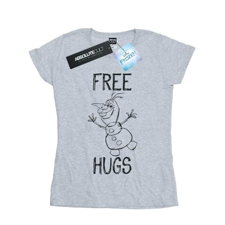Disney Womens/Ladies Frozen Olaf Hugs Bomull T-shirt XL Han