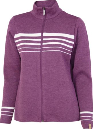 Ivanhoe Women's Ilona Full Zip Women Mid layer tops Purple 36