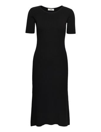 Nora Dress Polvipituinen Mekko Musta LEBRAND