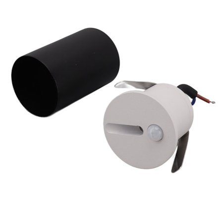 LED Trappstegsbelysning Upp till 3m Detektering IP65 Vattentät Aluminium 3000K Utomhus Trappbelysning för Trädgård 110–240V