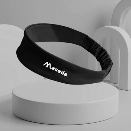 Dame Svette Svettebånd Yoga Pannebånd SVART