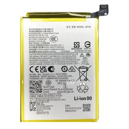Batteri - MOTOROLA - QF50 - 5000mAh - Lithium Ion - Kompatibel med Moto G04, G24, G34