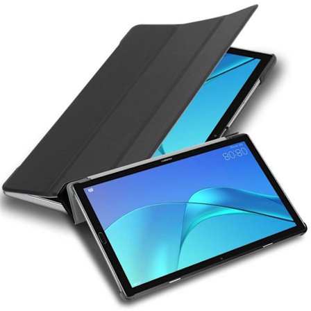 Etui för Huawei MediaPad M5 / M5 PRO (10,8 tum) Fodral i SATIN SVART Tabletthölje Skydd Auto Wake Up