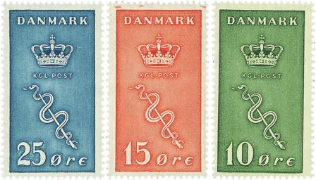 Danmark 1929 - AFA 178-180 - Postfrisk