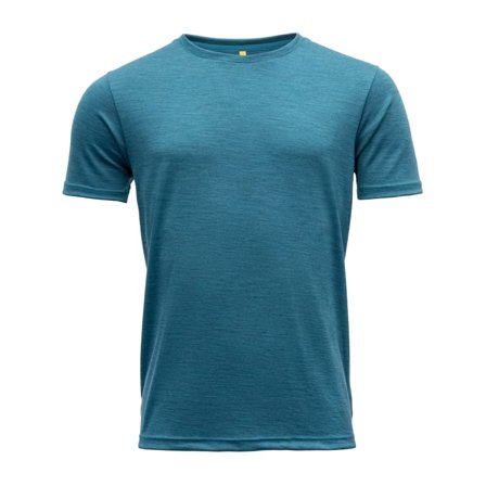 Devold Eika Man Tee Men short-sleeved sweaters Blue S