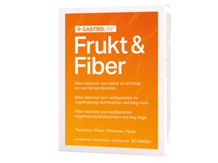 Gastroline Frukt & Fiber, 30 stk.