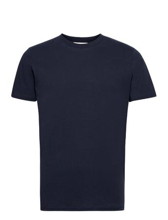The Organic Tee T-shirts Short-sleeved Blå By Garment Makers*Betinget Tilbud