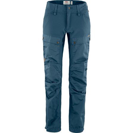 Fjällräven Keb Bukse Curved 36/LONG - female - Indigo Blue - Trekking Bukse