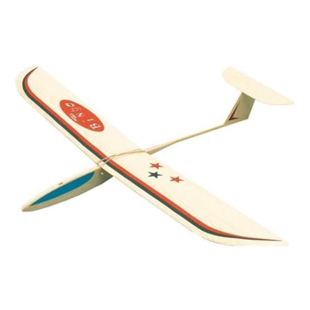 Bingo Glider - AERO-NAUT - Balsa trämodell flygplanssats - Vingspann 69 cm Flerfärgad