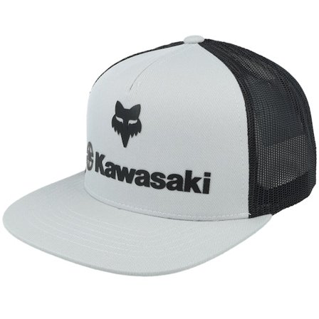 Fox - Grå trucker Caps - Fox X Kawi Steel Grey/Black Trucker @ Hatstore
