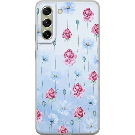 Yhteensopiva Puhelinkuori Samsung Galaxy S21 FE 5G Petal Reverie Sky Blue