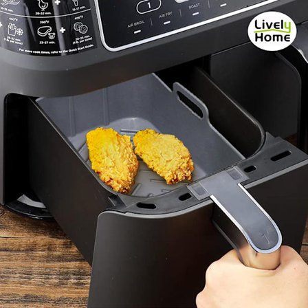 Rektangel Bakpanna Ugn Pot Plate Air Fryer Tillbehör
