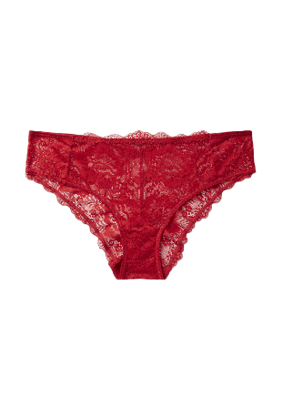 Avelie Lingerie Briefs med spets ELSA Trosor Röd XL