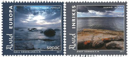 Åland 2011 - Kökar og Jomala - Postfrisk sæt 2v