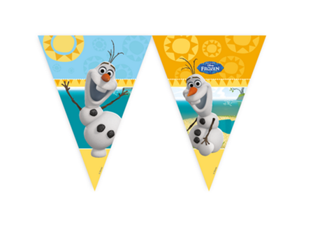 Olaf Summer Triangel flagbanner, 1 stk