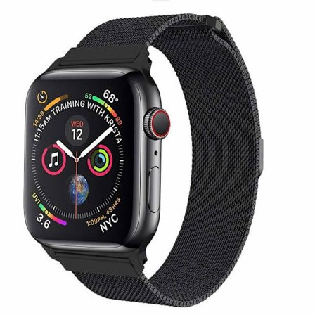 Apple Watch Armband Milanesisk 42/44mm Svart