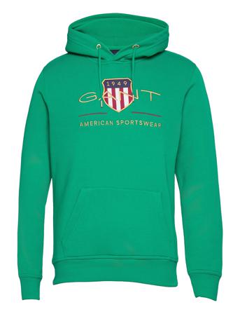 Archive Shield Hoodie Hettegenser Genser Grønn GANT