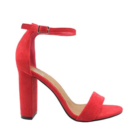 Where's That From Dam/Damer Skye Strappy Mocka Buckle Block