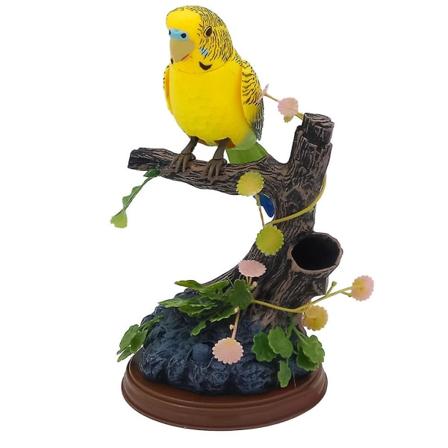 Liikkuva ja laulava lintu, jossa liiketunnistin, laulava lintu, lelu, puutarhakoriste, lapsille, syntymäpäivälahja 517H