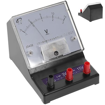 1 stk. 0-15V Voltmeter Fysik Eksperimentelt Apparat Eksperiment Forsyninger Tilfældig Stil