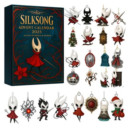Uusi Hollow Knight Silk Song Advent Joulukalenteri Joulukuusen Koriste Akryyliriipus