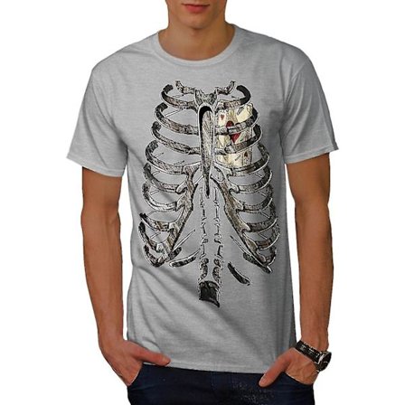 Ess of Heart Card Gamble Men T-shirt