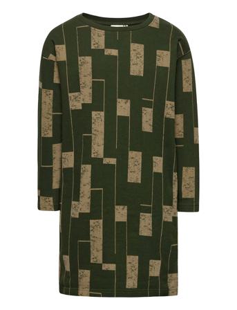 Logs Sweat Tunic Green Mainio