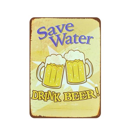 Barskyltar Metallplåtskylt 9 9