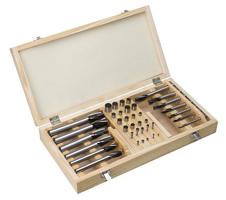 PELA 76780 Planforsenkersett 1/4-1", Maskintilbehør & forbruk