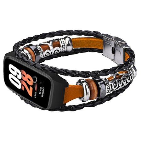 Pärlor Klockarmband Etnisk Diy Ersättnings Klockarmband För Xiaomi Smart Band 8 Active