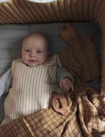 Fabelab Crib Bumper - Caramel - Brown - ONE SIZE