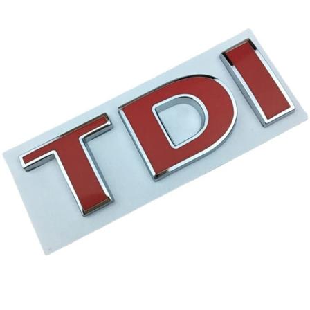 Passer til Volkswagen modifiserte metallbilklistremerker, TDI-billogo, sidelogo, halelogo, midtre grillogo, sportsforskyvningslogo (2 stiler)