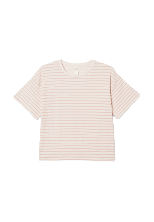 Å WOMAN Kortärmad pyjamaströja EMELIE Sovkläder Rosa L