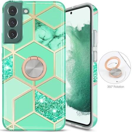 Ringetui til Samsung Galaxy S22 Turkis TPU Anti-Scratch Turkos